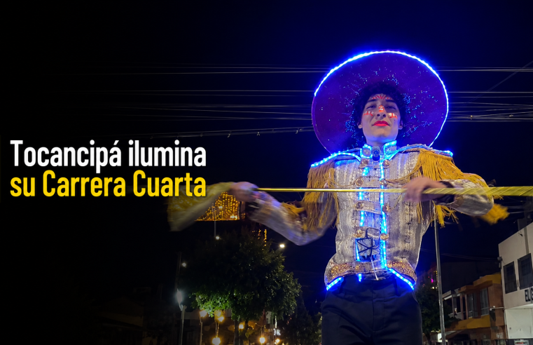 💡 |Tocancipá| estrenó la iluminación de la |Carrera Cuarta|, ¿cómo se vivió la preinauguración de Ciudad de Luz? + Video