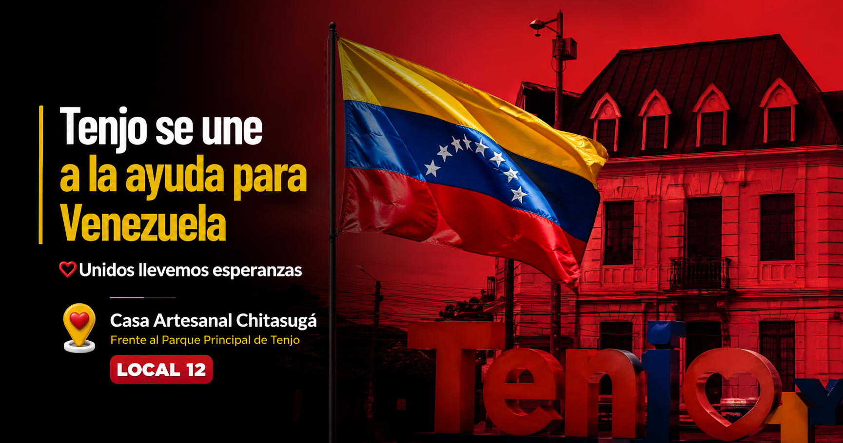 🤝 |Tenjo| se une a campaña de ayuda para |Venezuela| tras el |terremoto|, ¿cómo puede sumarse la comunidad?