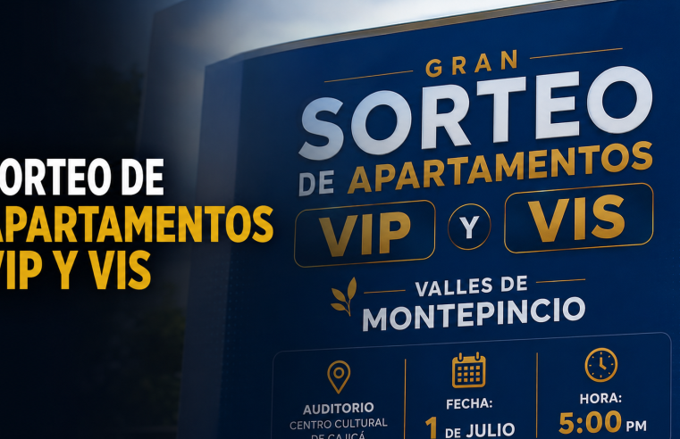 🏠 |Cajicá| realizará el sorteo de apartamentos VIP y VIS, ¿quiénes podrán participar? + Video