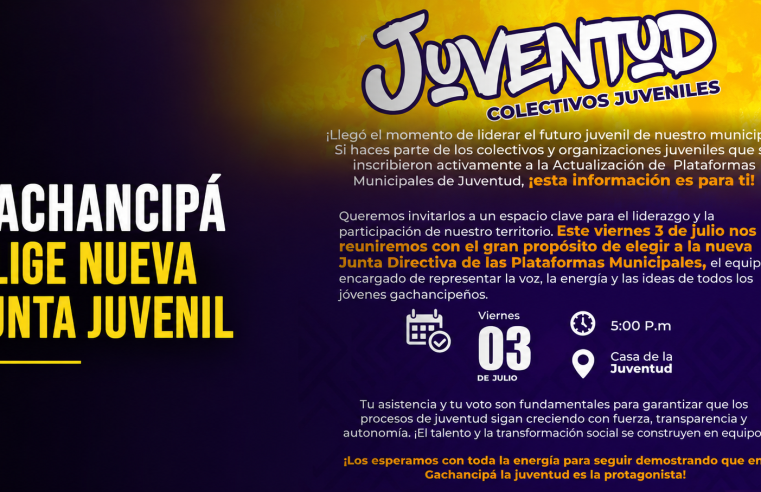 |Gachancipá| elegirá la nueva |Junta Directiva de Juventud|, ¿quiénes pueden participar?