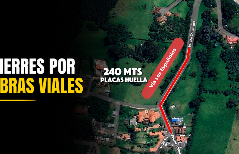 Obras en Sopó generan |cierres temporales| en la vereda |Comuneros|, ¿cuáles son las recomendaciones para los conductores? + Video