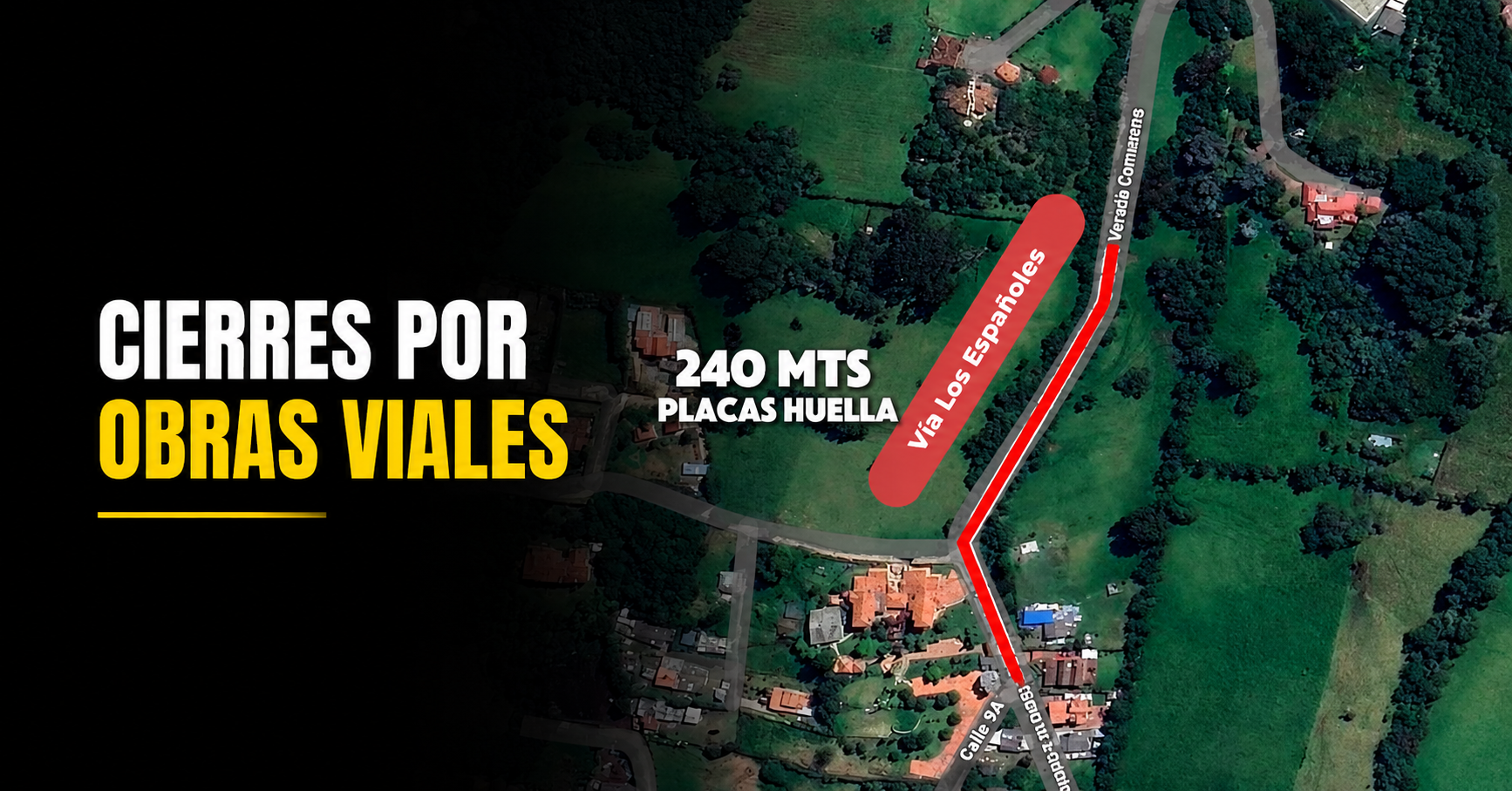 Obras en Sopó generan |cierres temporales| en la vereda |Comuneros|, ¿cuáles son las recomendaciones para los conductores? + Video