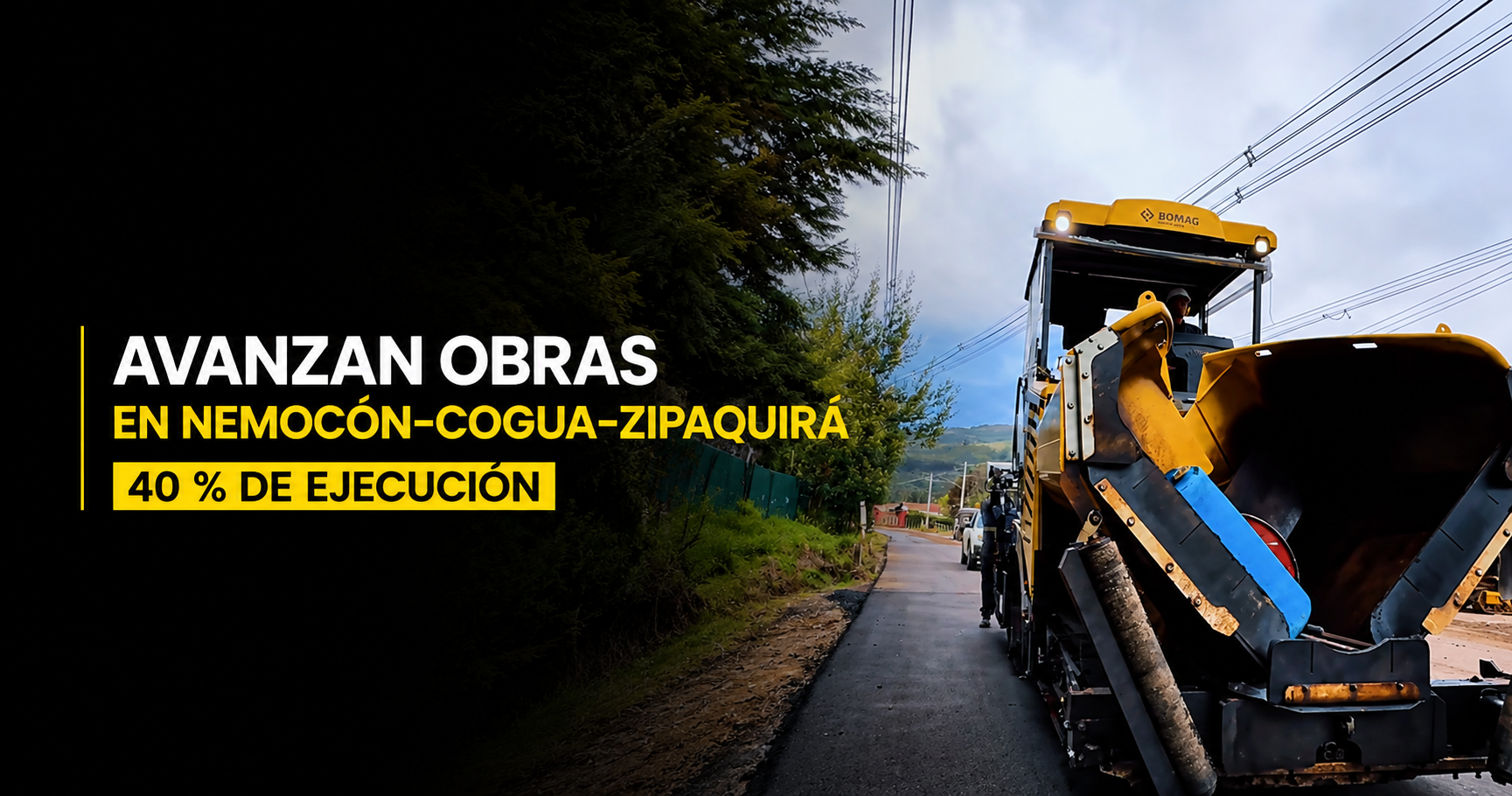 🛣️ Obras en la vía |Nemocón|–|Cogua|–|Zipaquirá| avanzan con un 40 % de ejecución, ¿qué beneficios traerá esta intervención? + Video