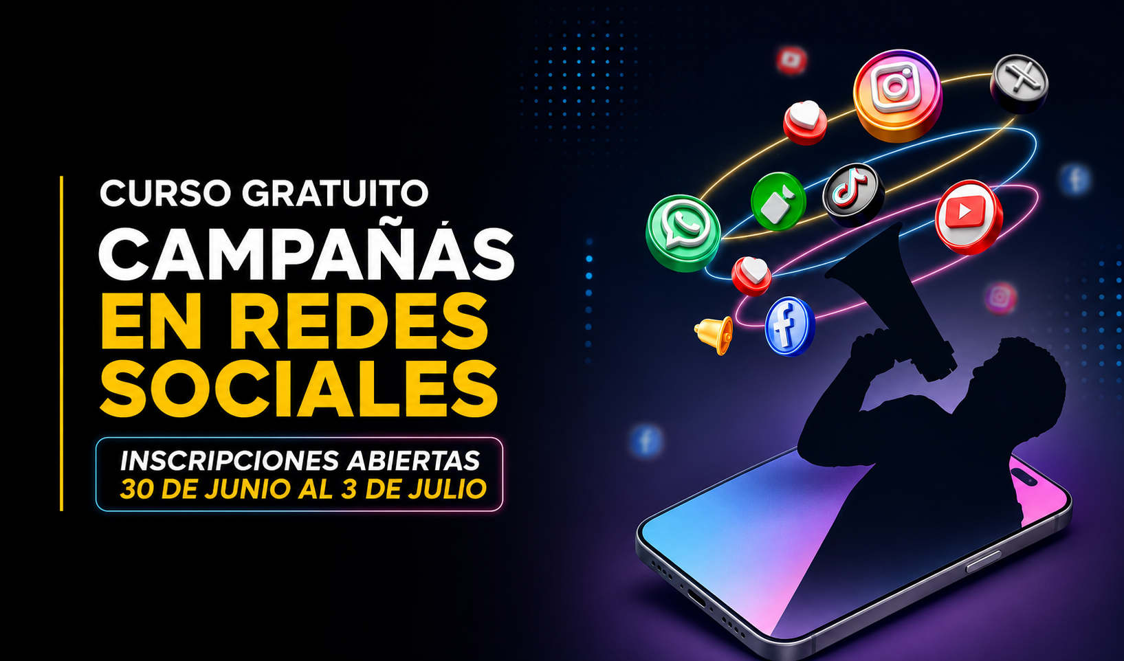 📲 Abren convocatoria para fortalecer habilidades en campañas de redes sociales, ¿quiénes pueden participar?