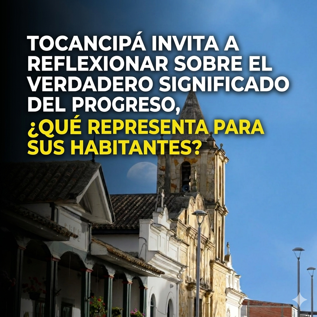 🚀🤝 |Tocancipá| invita a reflexionar sobre el verdadero significado del progreso, ¿qué representa para sus habitantes?
