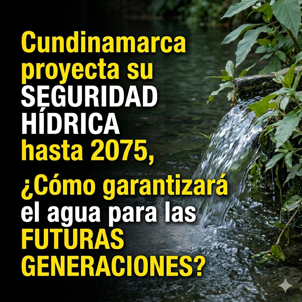 💧🌎 |Cundinamarca| proyecta su seguridad hídrica hasta 2075, ¿cómo garantizará el agua para las futuras generaciones?