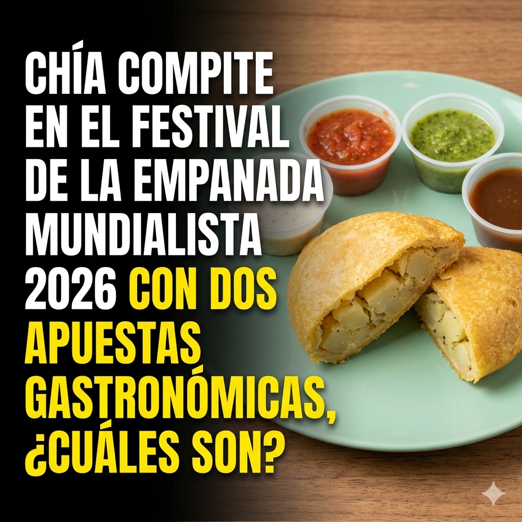 🥟🏆 |Chía| compite en el Festival de la Empanada Mundialista 2026 con dos apuestas gastronómicas, ¿cuáles son?