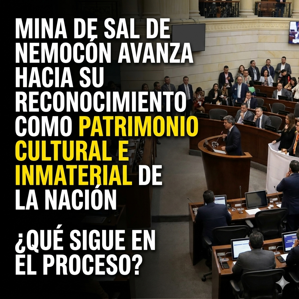 ⛏️🏛️ |Mina de Sal| de |Nemocón| avanza hacia su reconocimiento como Patrimonio Cultural e Inmaterial de la Nación, ¿qué sigue en el proceso?