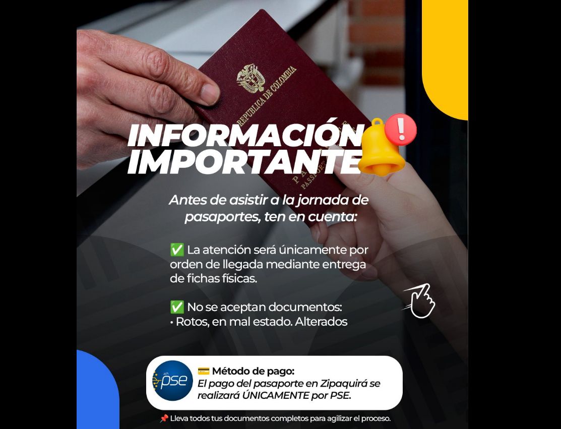 Jornada de |Pasaportes|: autoridades recuerdan |requisitos| para agilizar el trámite
