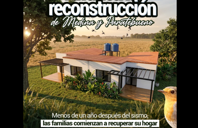 Gobernación avanza en la |reconstrucción de viviendas| para familias afectadas en |Paratebueno| y |Medina|