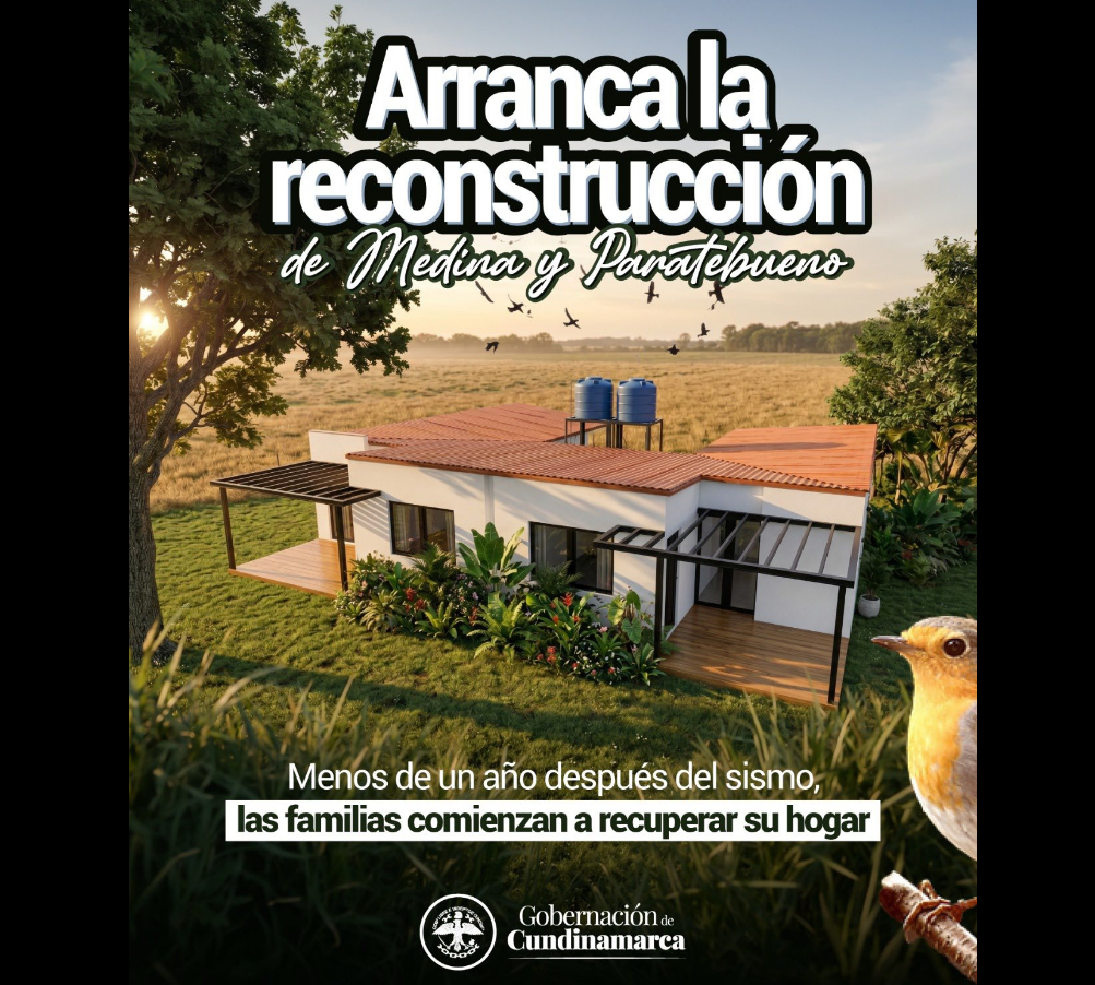 Gobernación avanza en la |reconstrucción de viviendas| para familias afectadas en |Paratebueno| y |Medina|