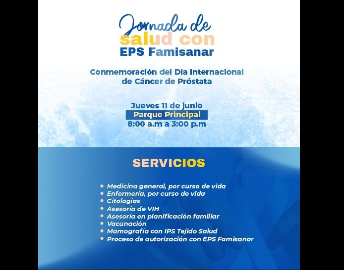 |Cogua| realizará jornada de salud para promover la prevención del |cáncer de próstata|