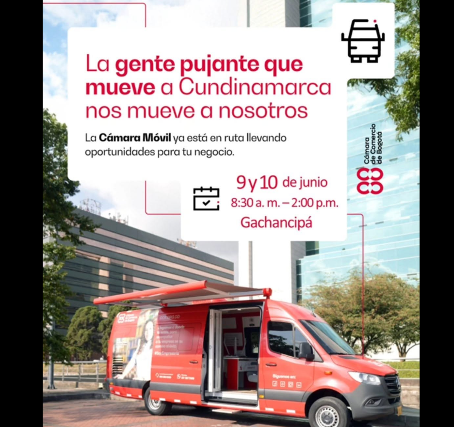 |Cámara Móvil| llegará a |Gachancipá| para fortalecer el emprendimiento y el comercio local