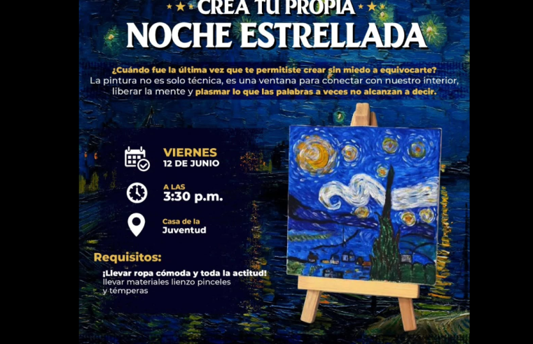 |Gachancipá| invita a los |jóvenes| a explorar su creatividad en el taller “Crea tu propia Noche Estrellada”
