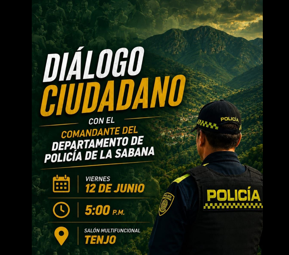 |Tenjo| invita a la comunidad a participar en diálogo ciudadano sobre |seguridad| y |convivencia|