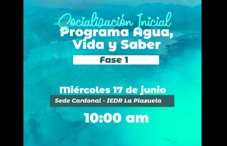 💧🏫 |Cogua| impulsa mejoras en escuelas rurales con nueva fase del |programa Agua, Vida y Saber, ¿qué beneficiará a los estudiantes?