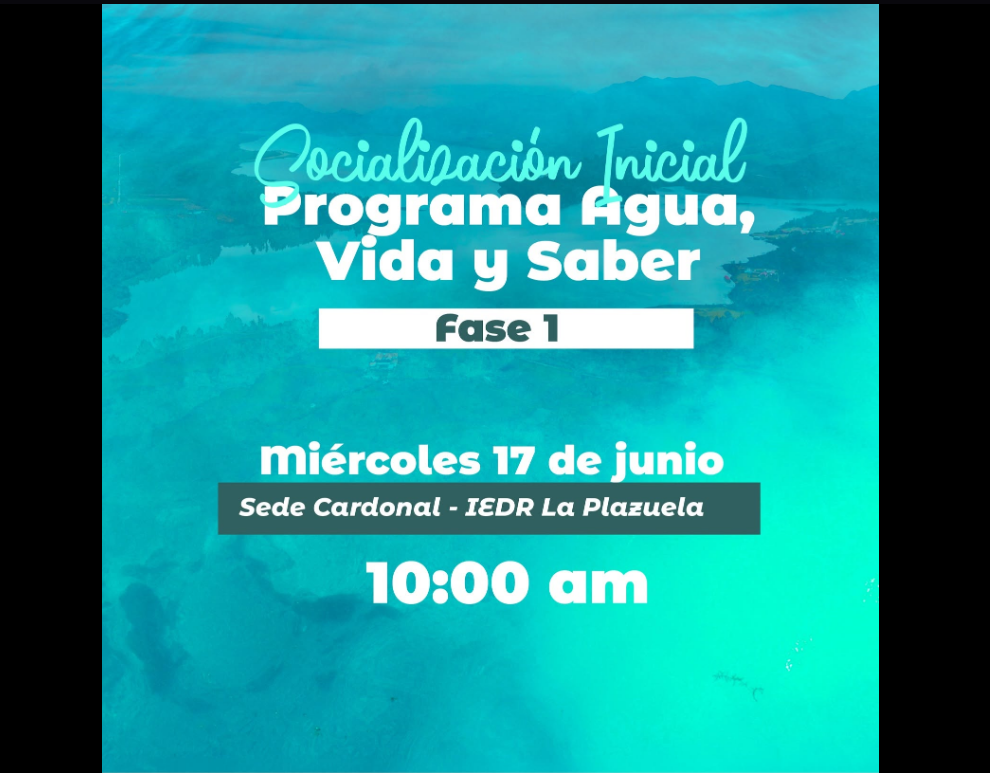 💧🏫 |Cogua| impulsa mejoras en escuelas rurales con nueva fase del |programa Agua, Vida y Saber, ¿qué beneficiará a los estudiantes?