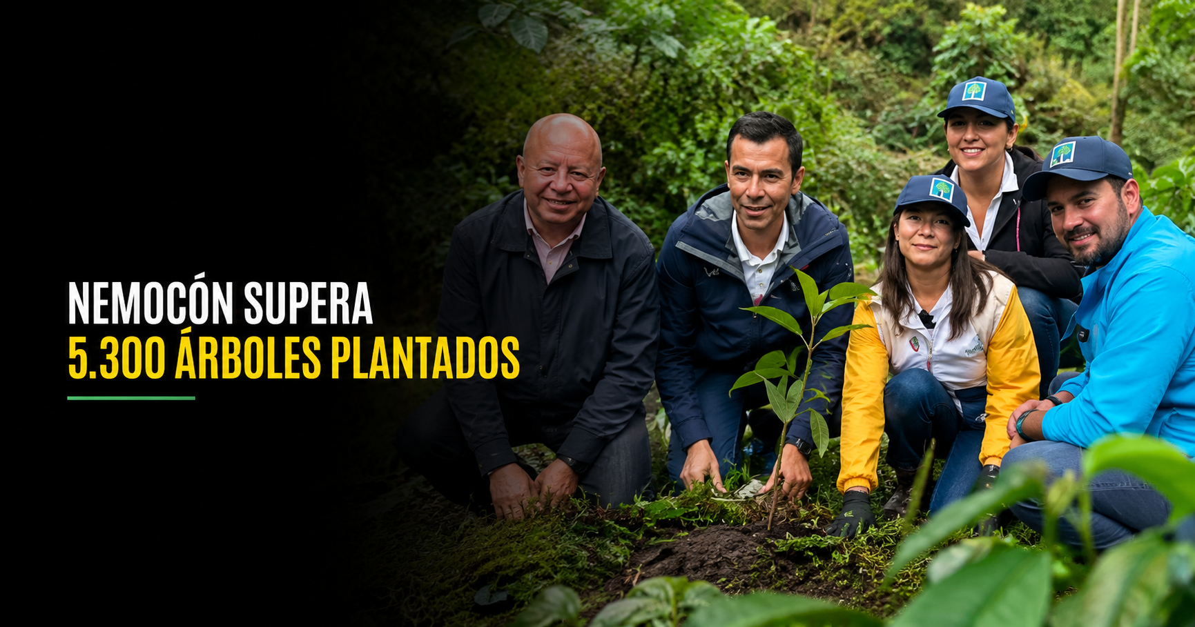 🌳 |Nemocón| supera los 5.300 árboles sembrados, ¿por qué fue elegido para un importante hito ambiental?
