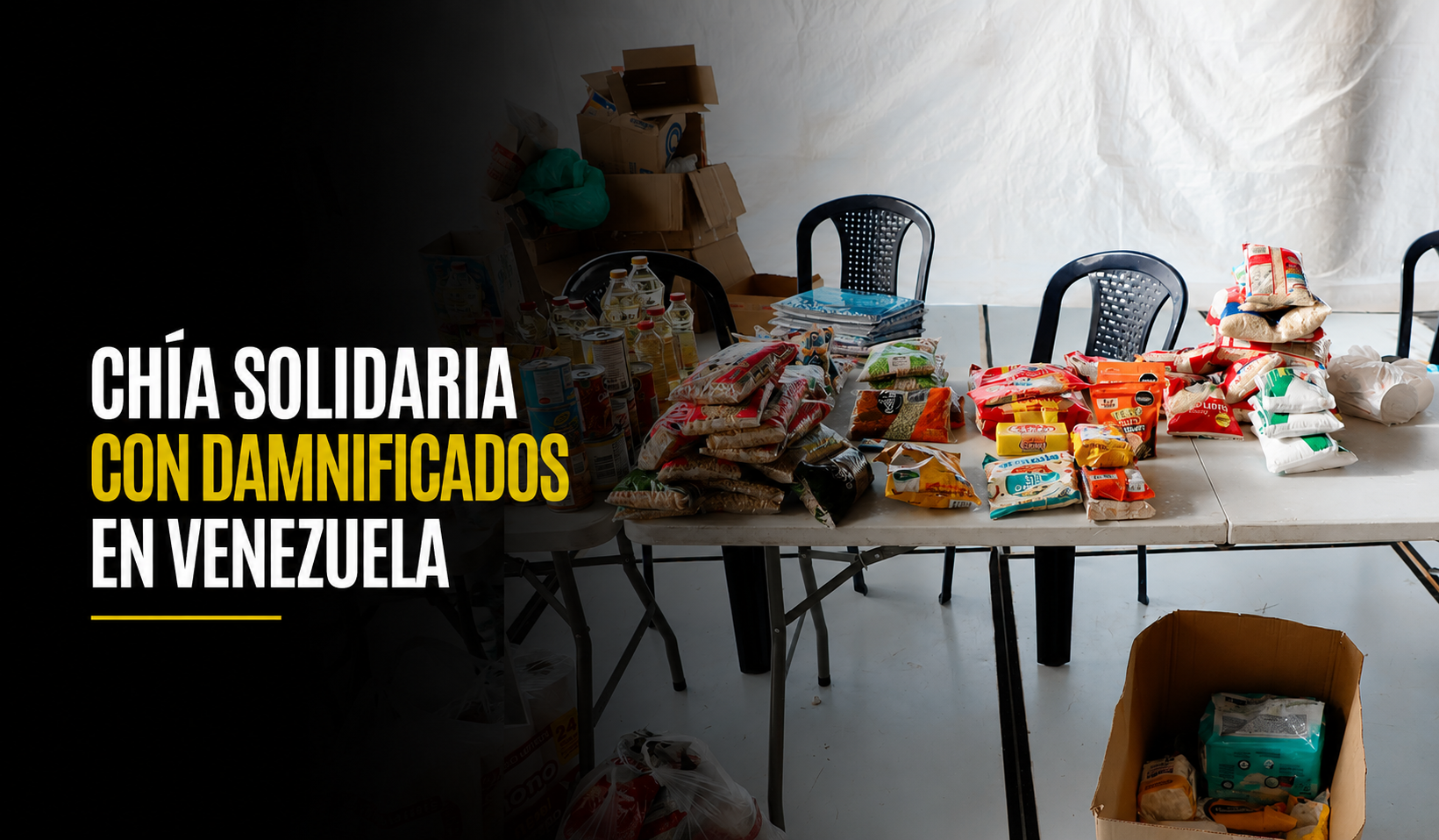 🇻🇪 Más de 100 familias de |Chía| se unieron para ayudar a damnificados en |Venezuela|, ¿qué donaciones recolectaron?