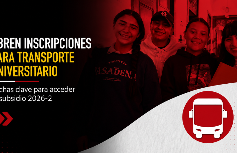 🚌 Abren inscripciones para el transporte universitario, ¿cuáles son las fechas clave?