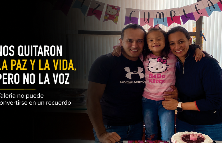 “Nos quitaron la paz y la vida, pero no la voz.Valeria no puede convertirse en un recuerdo…”
