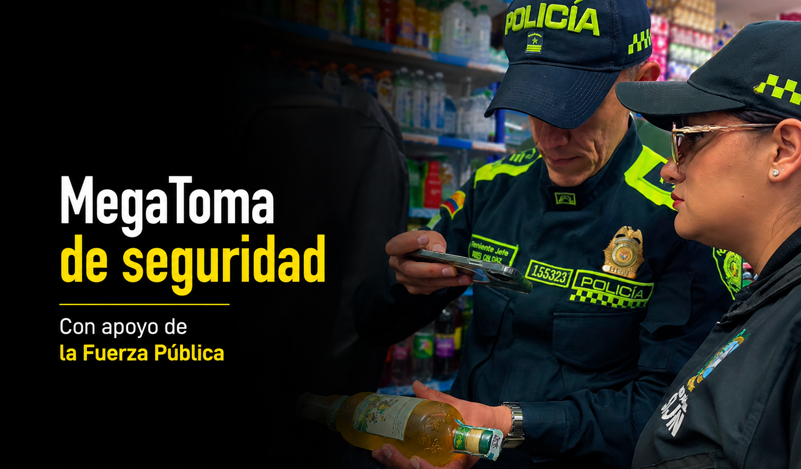 🚔 |Tenj|o realizó |MegaToma de seguridad| con apoyo de la Fuerza Pública, ¿qué acciones se desarrollaron? + Video