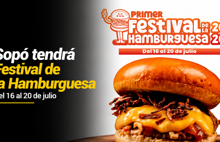 🍔 |Sopó| realizará su primer |Festival de la Hamburguesa|, ¿qué restaurantes participarán?