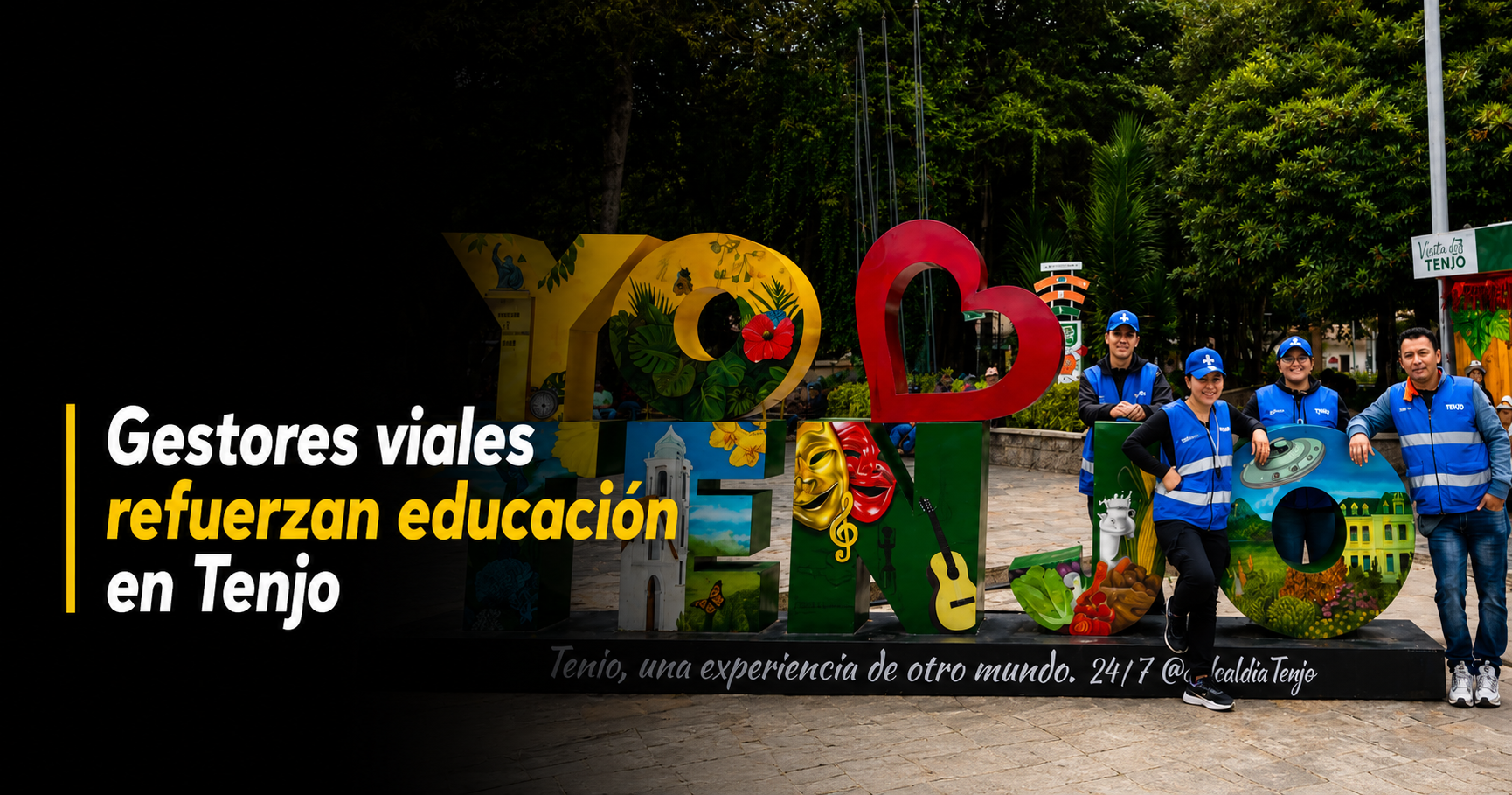 🚦 |Gestores Viales| refuerzan la educación en las vías de |Tenjo|, ¿qué recomendaciones entregaron a conductores?