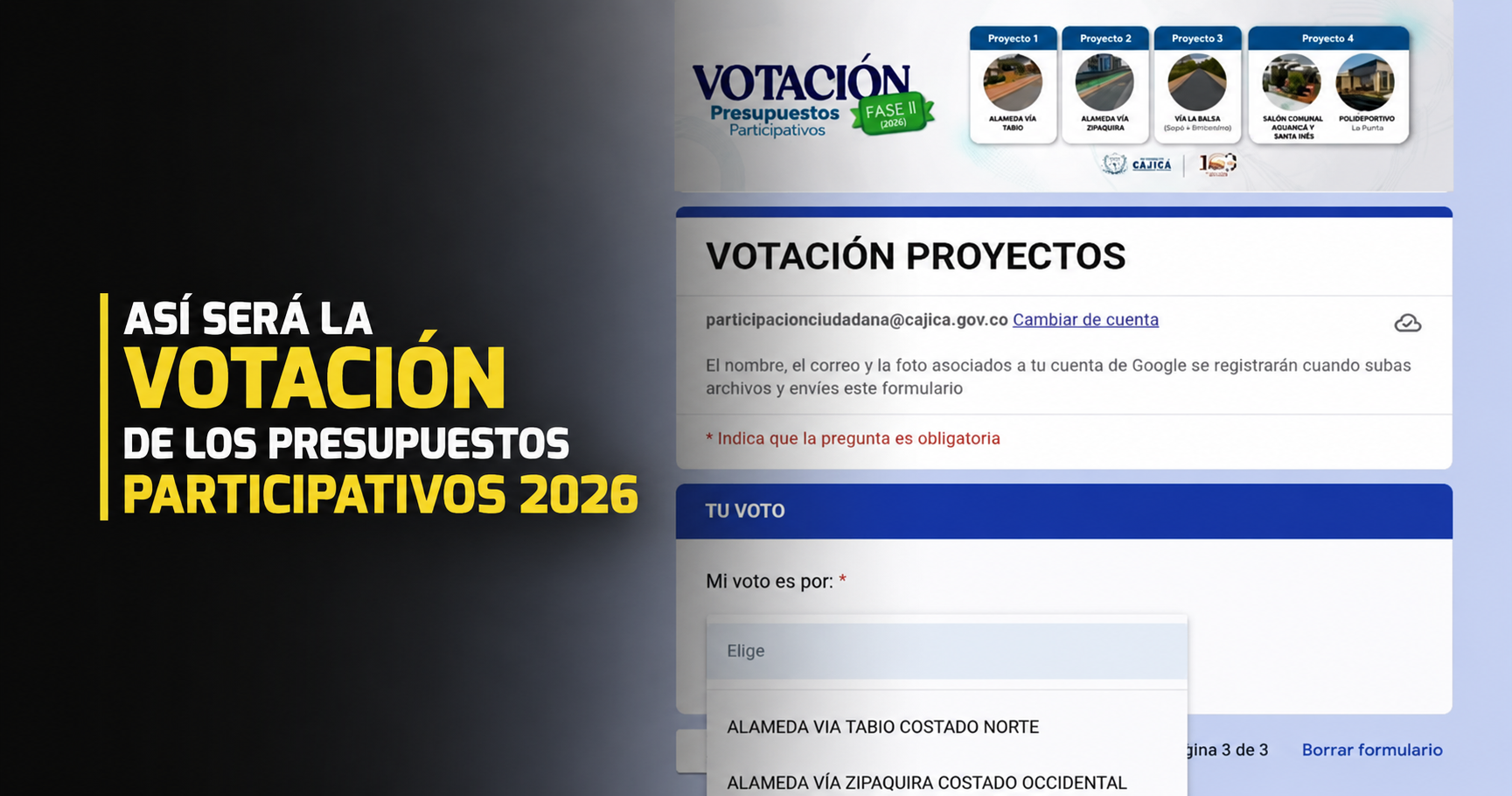 🗳️ Así será la votación de los |Presupuestos Participativos| 2026 + Video