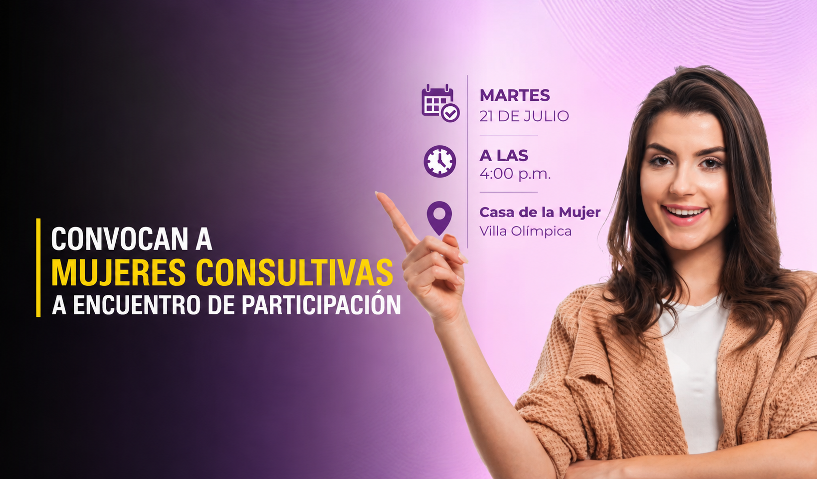 💜 Convocan a |mujeres| consultivas de |Gachancipá| a encuentro de participación