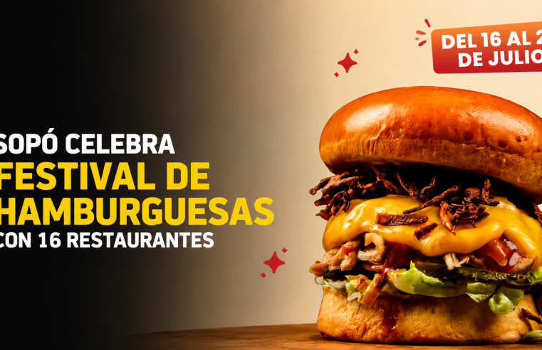🍔 |Sopó| celebra |festival de hamburguesas| con 16 restaurantes participantes