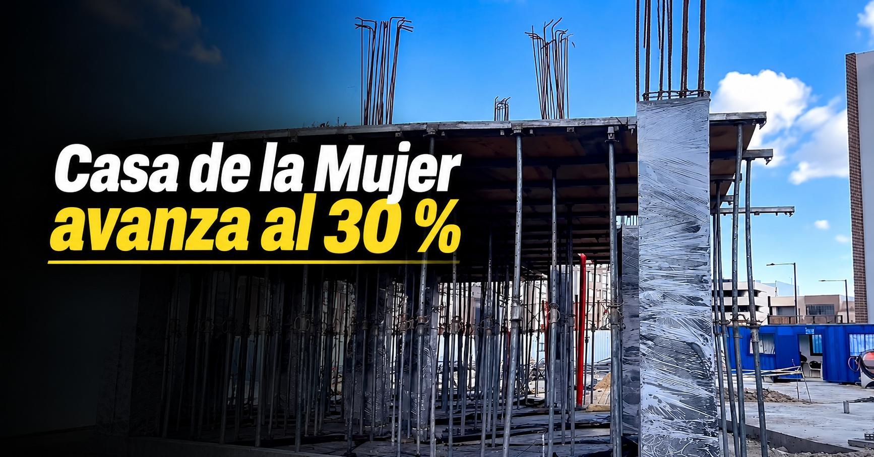🏗️💜 Casa de la Mujer alcanza el 30 % de avance: ¿cuándo estará lista? + Video