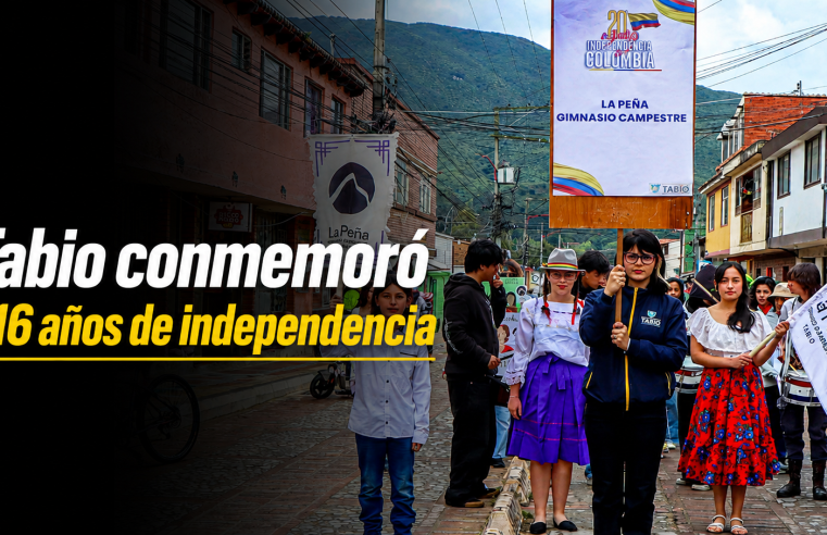 ???️ |Tabio| conmemoró los 216 años de la |Independencia de Colombia|: ¿cómo se vivió la jornada?