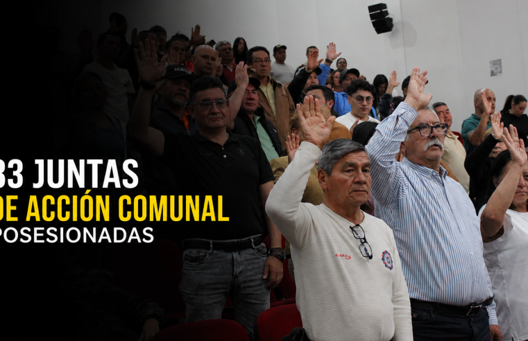 🤝 |Tocancipá| posesionó a las 33 Juntas de |Acción Comunal| para el periodo 2026-2030, ¿qué papel cumplirán en el municipio?