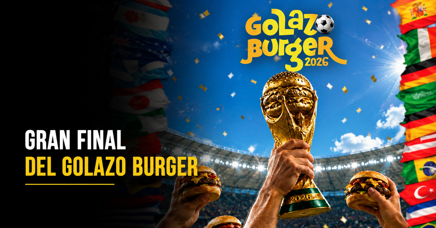 🍔🏆 |Golazo Burger| elegirá la mejor |hamburguesa| del concurso en una gran final, ¿qué sorpresas esperan a los asistentes?