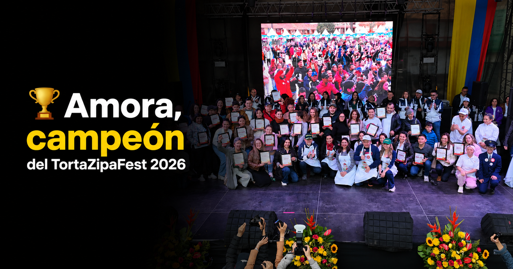 🎂🏆 Amora se coronó campeón del |TortaZipaFest| 2026: ¿cuántas porciones se vendieron?