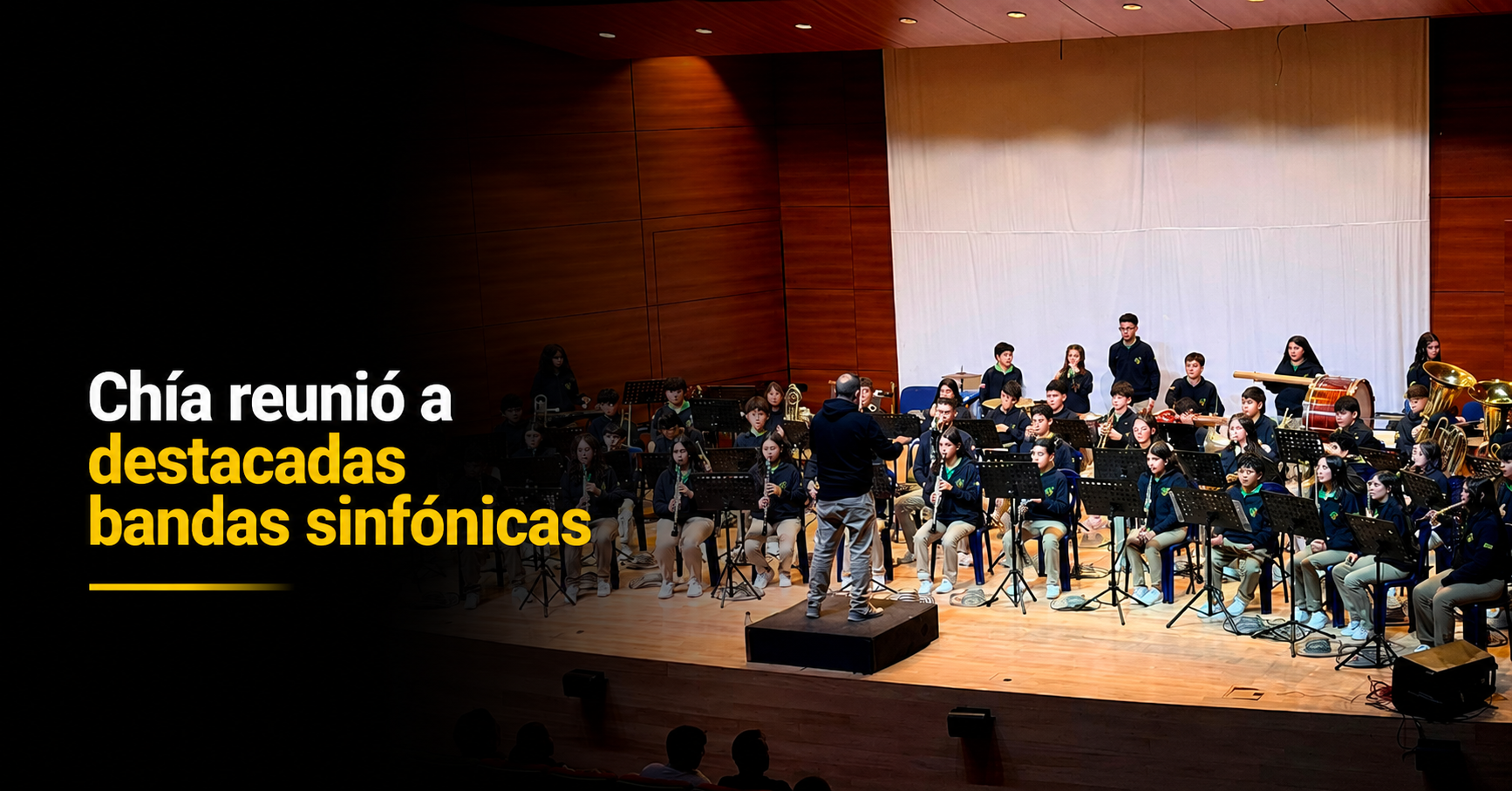 🎺🎼 |Chía| reunió a destacadas |bandas sinfónicas|: ¿qué momento marcó el encuentro musical?