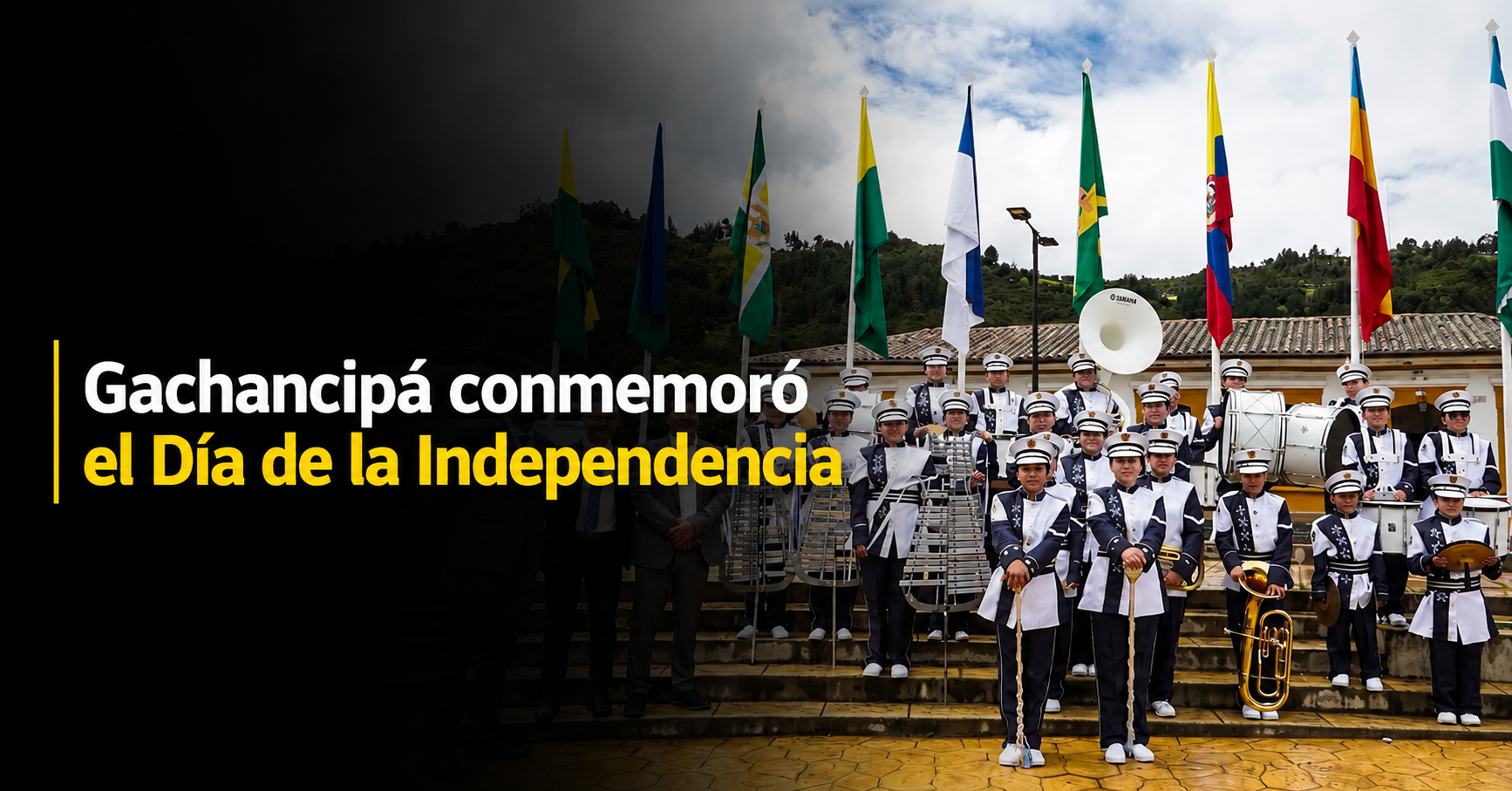 🇨🇴 |Gachancipá| conmemoró el |Día de la Independencia| con un multitudinario desfile cívico