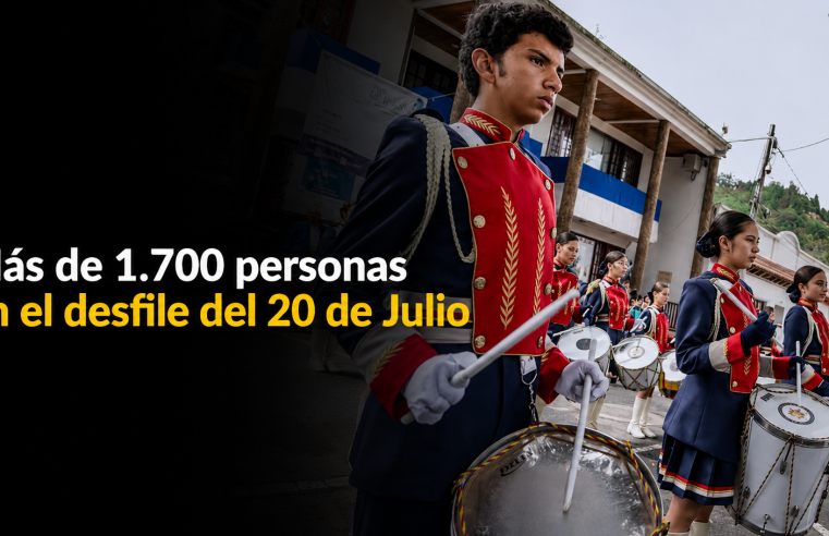 🇨🇴 Más de 1.700 personas participaron en el |desfile del 20 de Julio| en |Sopó|