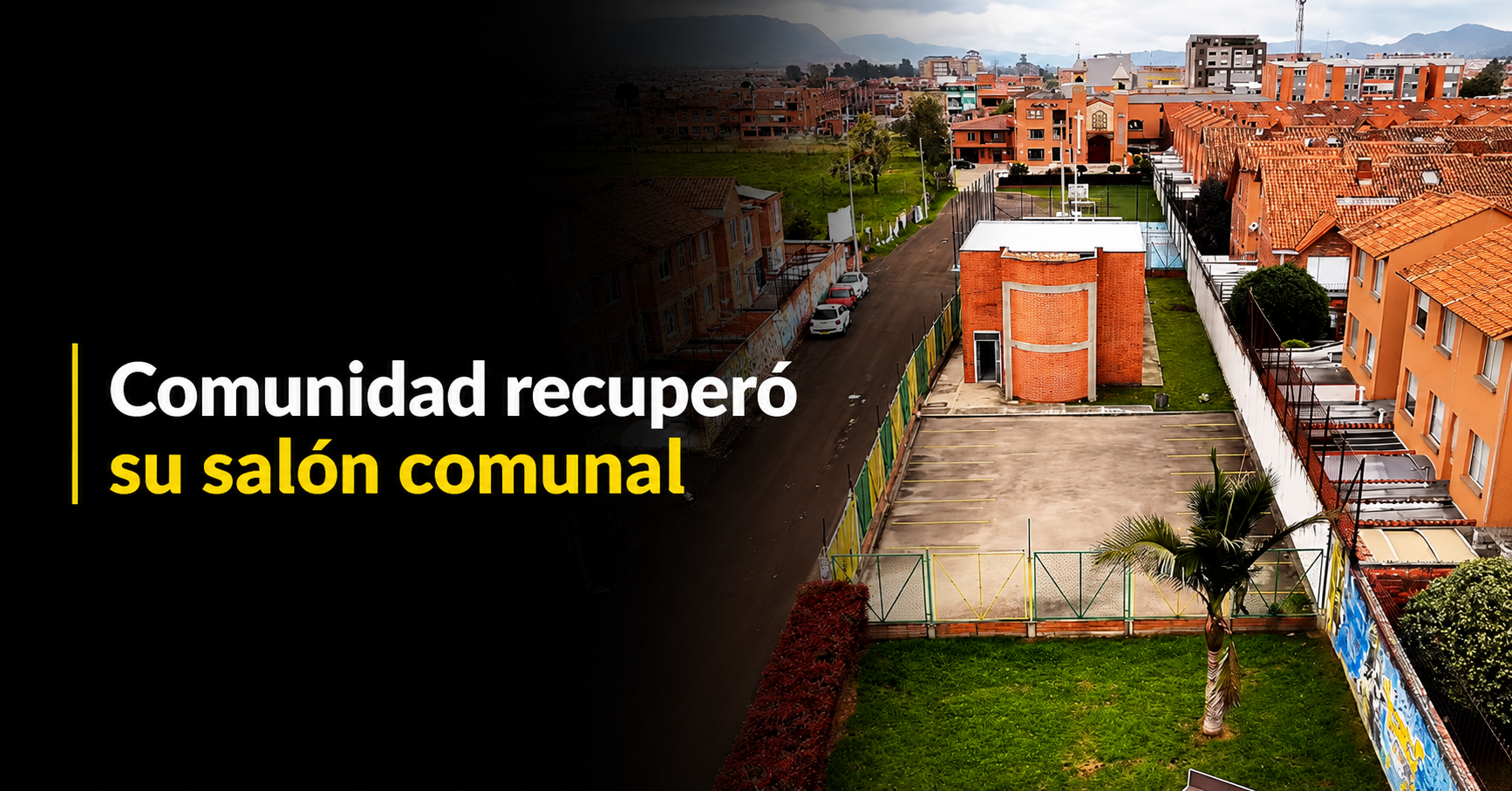 🏛️ Comunidad del barrio |20 de Julio| recuperó su salón comunal en |Chía| + Video