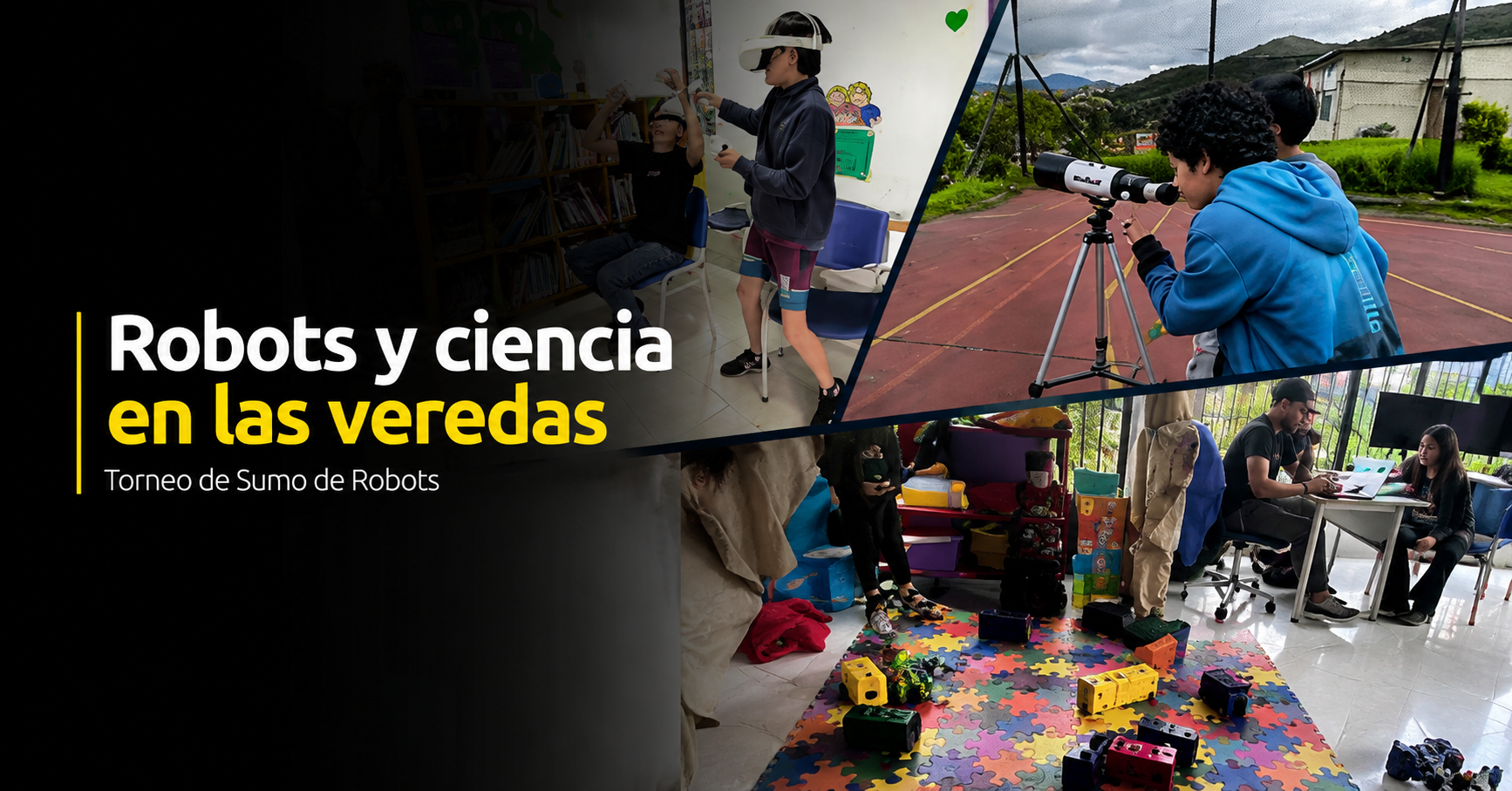 🤖 Torneo de |Sumo de Robots| llegará a las veredas para promover la ciencia y la tecnología