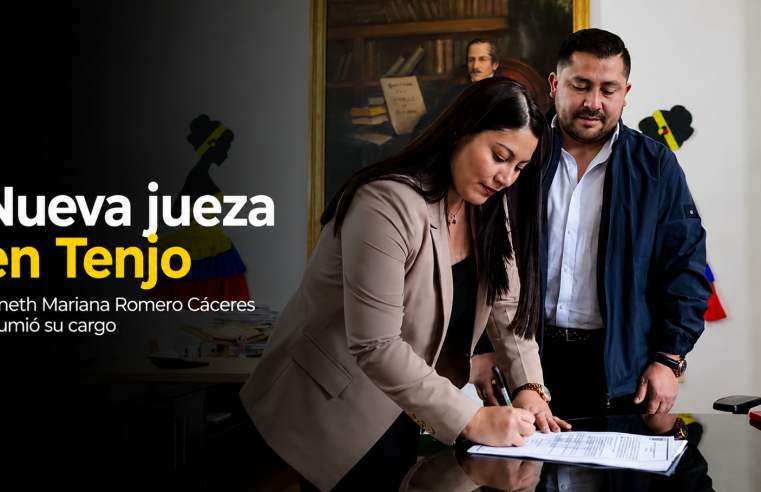 ⚖️ |Janeth Mariana| Romero Cáceres asumió como nueva |jueza| de |Tenjo|