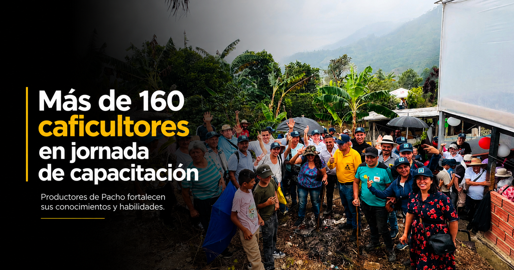 ☕ Más de 160 |caficultores| participaron en jornada de capacitación en |Pacho|