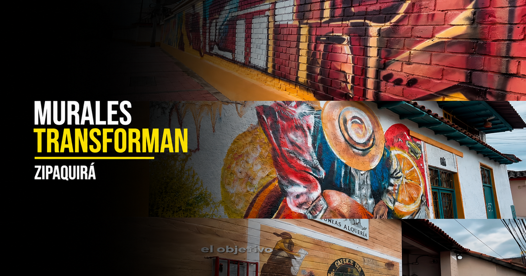 🎨 |Murales| transforman el Centro Histórico de |Zipaquirá| + Video