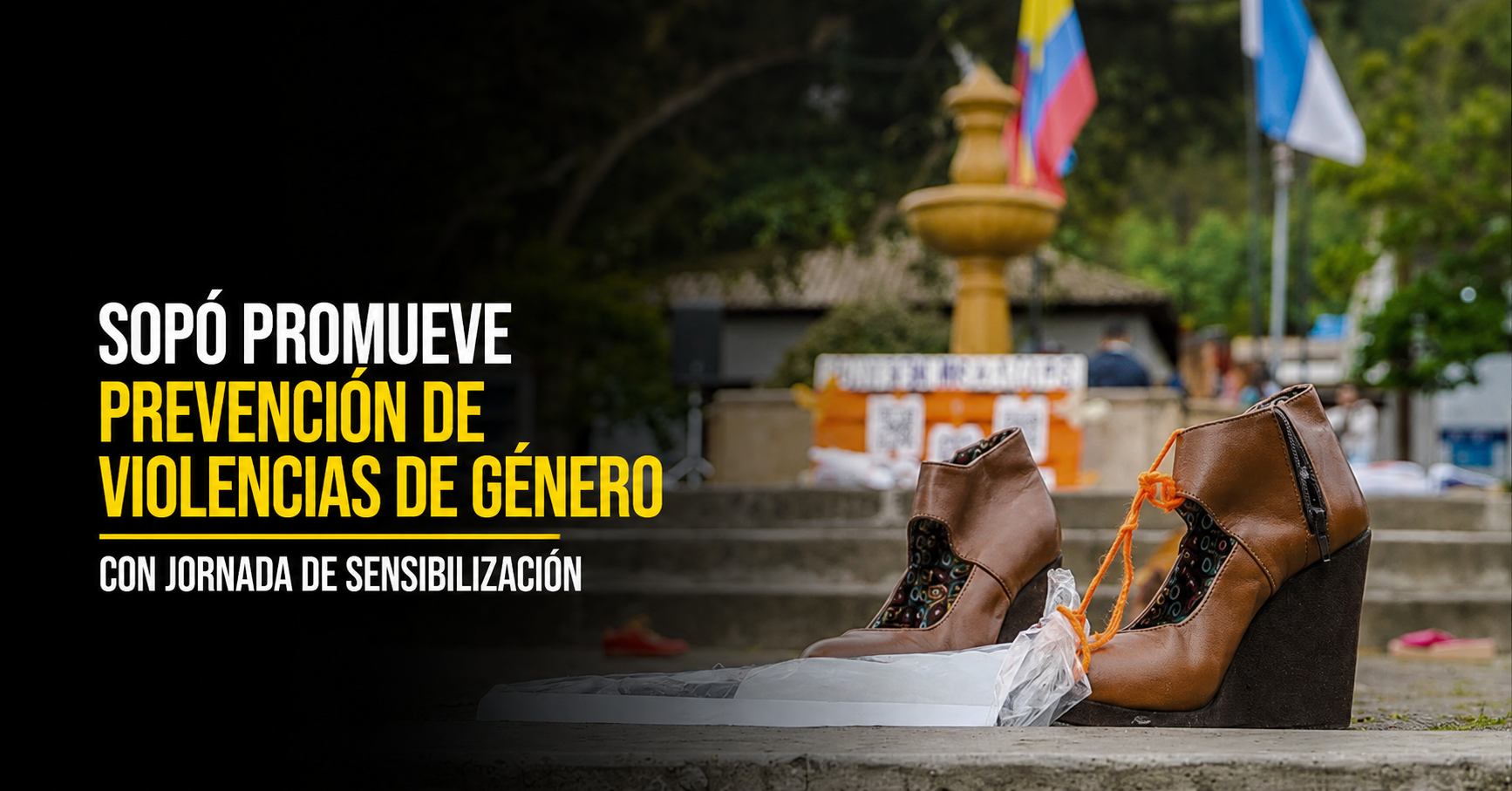 👠 Sopó promovió la prevención de las violencias basadas en género con jornada de sensibilización