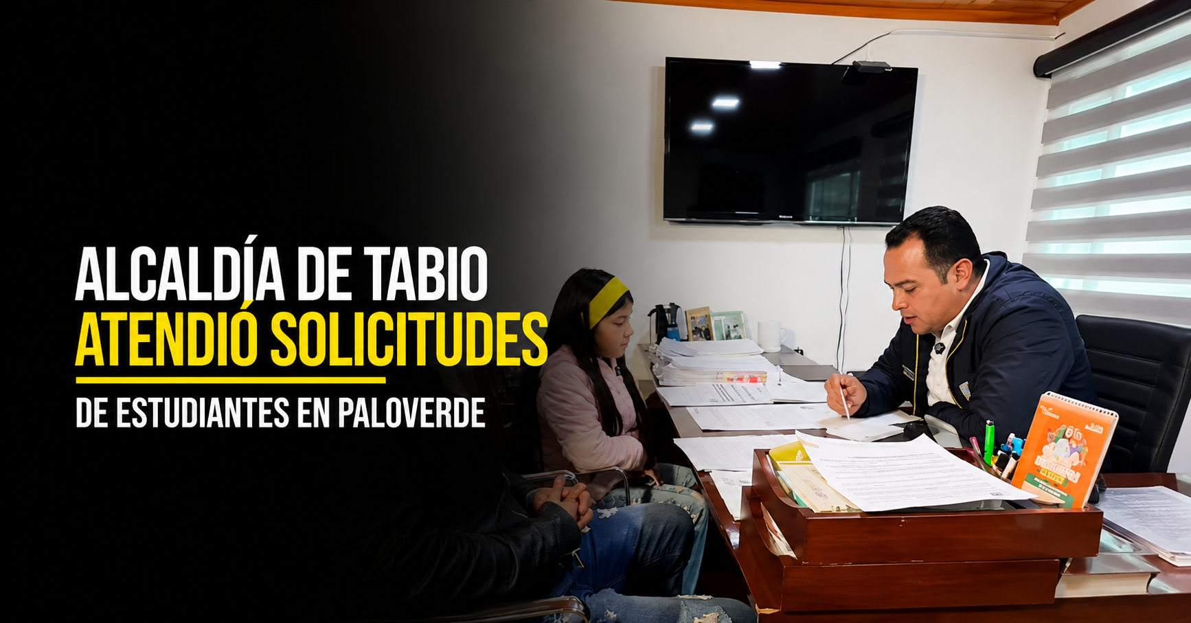 🏫 Alcaldía de |Tabio| atendió solicitudes de estudiantes en sede educativa Paloverde + Video