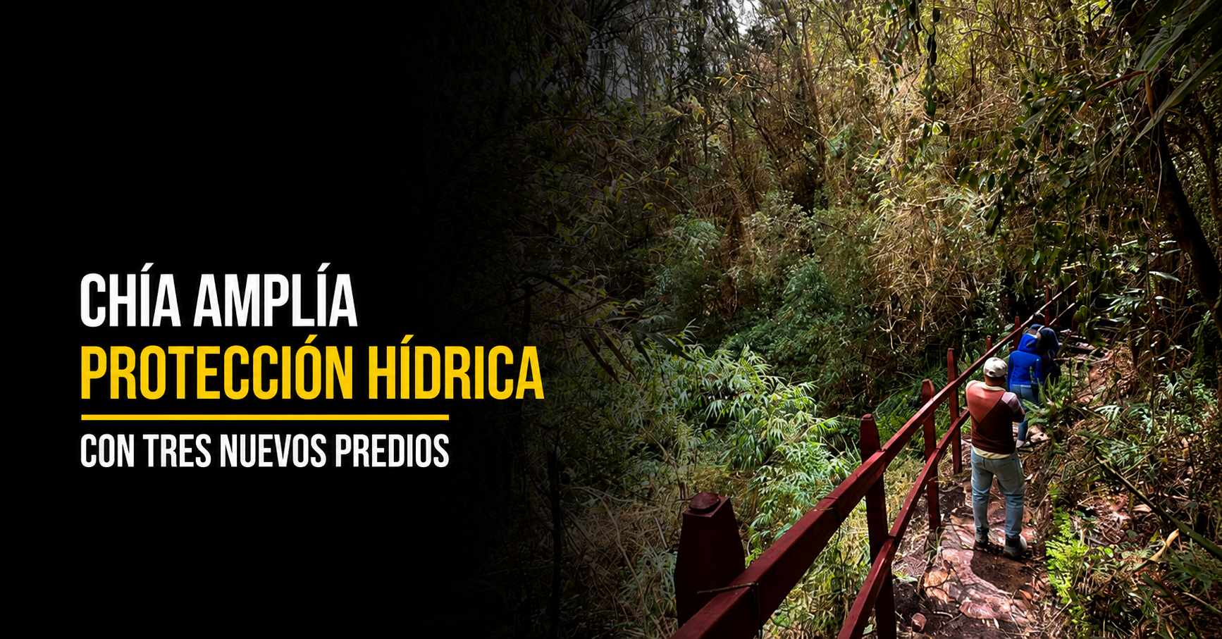 💧 |Chía| amplía sus áreas de |protección hídrica| con la compra de tres nuevos predios