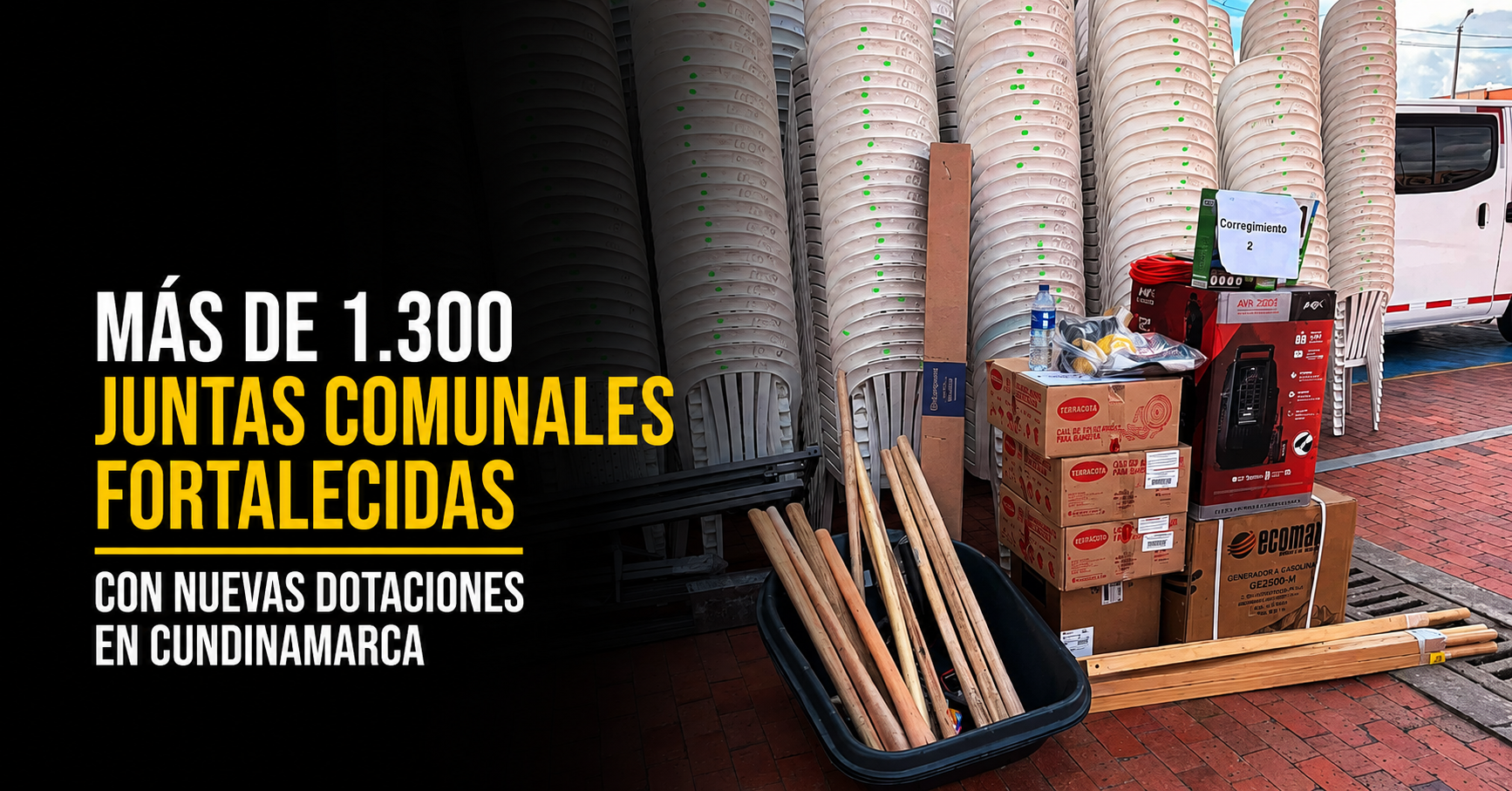 🤝 Más de 1.300 |Juntas de Acción Comunal| han sido fortalecidas con nuevas dotaciones en |Cundinamarca|