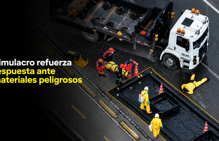 🚨 |Cajicá| fortaleció su capacidad de respuesta con |simulacro de emergencia| por materiales peligrosos