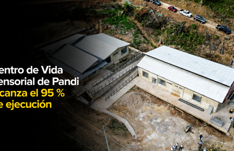 ?️ |Centro de Vida| Sensorial de |Pandi| alcanza el 95 % de ejecución